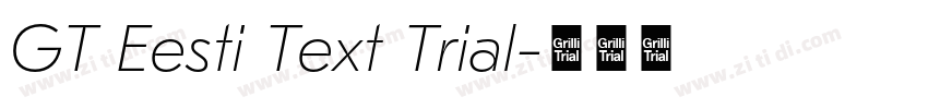 GT Eesti Text Trial字体转换